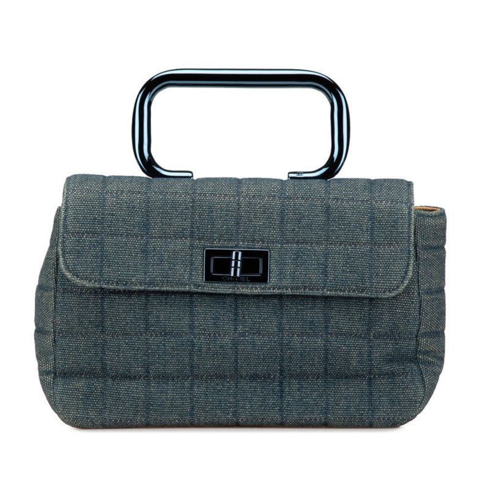 Chanel Denim Choco Bar 2.55 Handbag